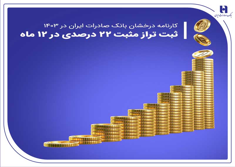 بانک صادرات ایران در سال ۱۴۰۳ سودآورترین بانک تجاری کشور شد